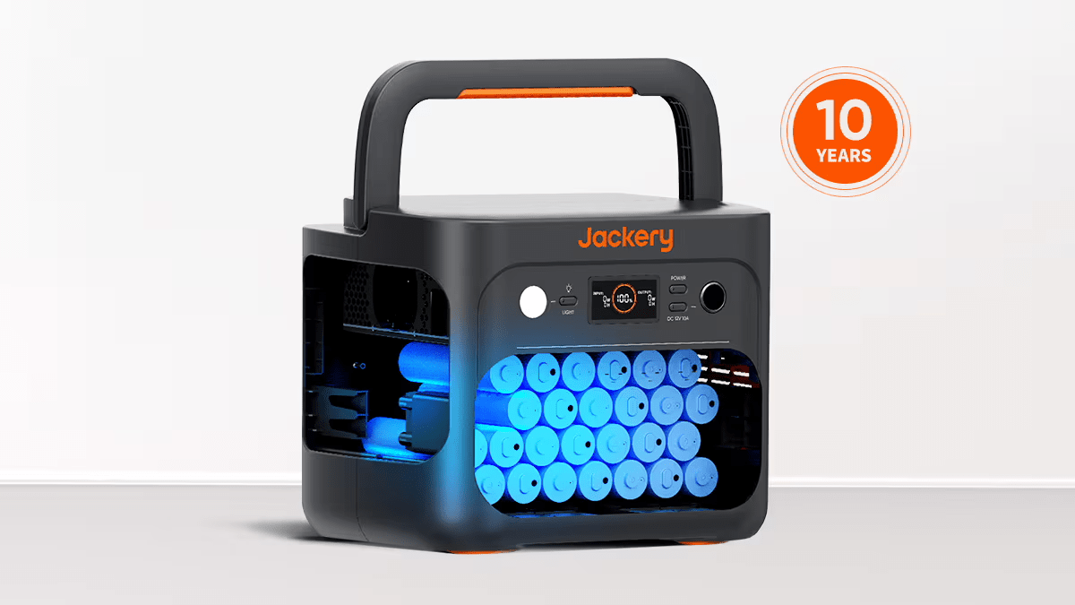 リン酸鉄リチウムイオン電池を採用したJackery Solar Generator 1000 Plus