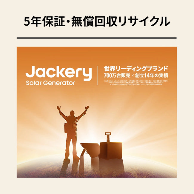 【7/15発売】Jackery ポータブル電源 SlimPower H1