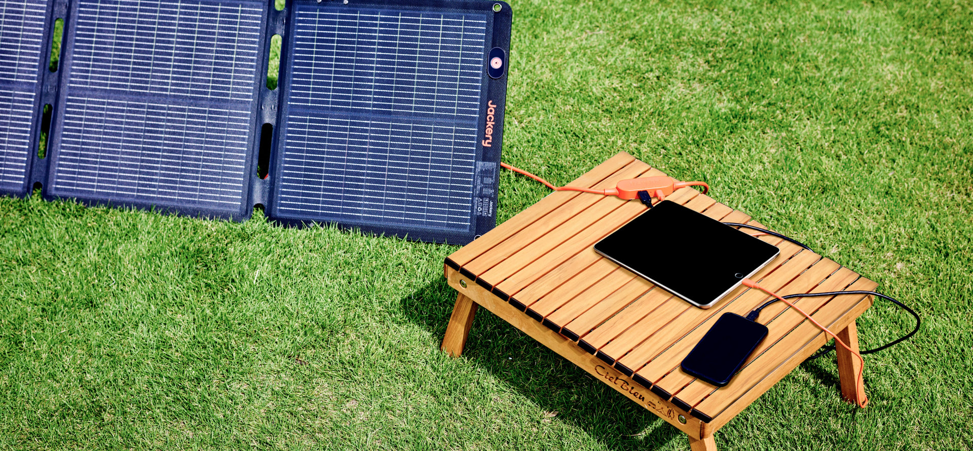 パネル1枚でまとめて充電に対応