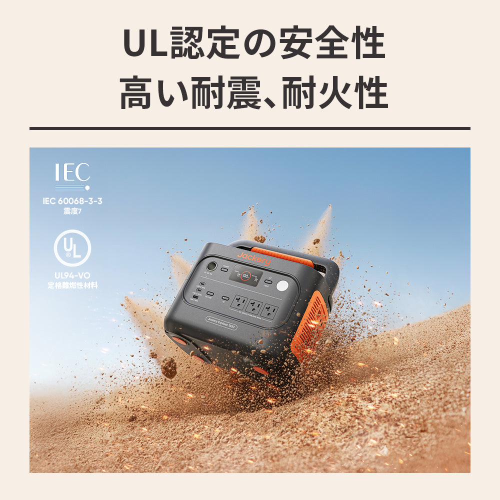 Jackery Solar Generator 1500 New ポータブル電源セット