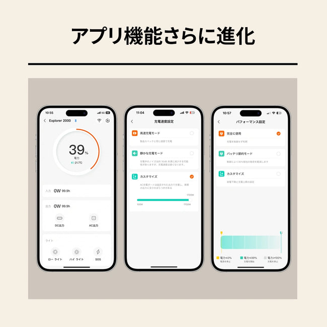 【7/15発売】Jackery ポータブル電源 SlimPower H1