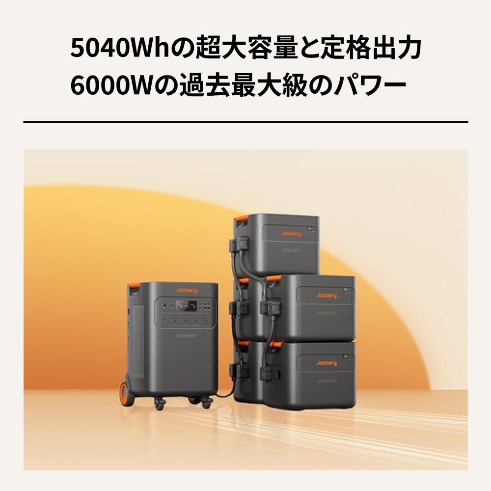 Jackery Solar Generator 5000 Plus ポータブル電源 セット