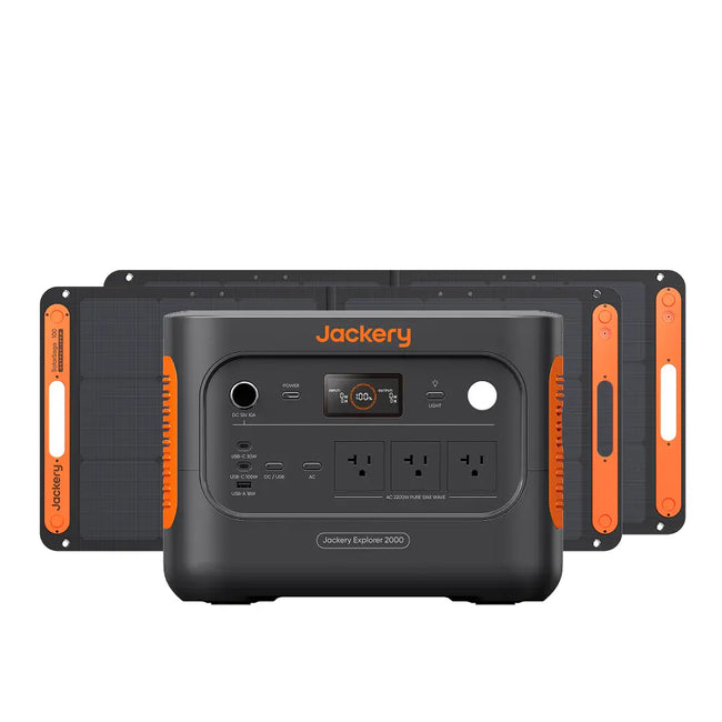Jackery Solar Generator 2000 New 100W*2枚 ポータブル電源 ソーラー