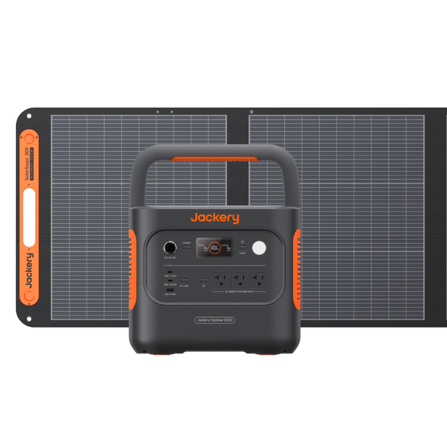 Jackery Solar Generator 2000 New ポータブル電源 セット | 2042Wh