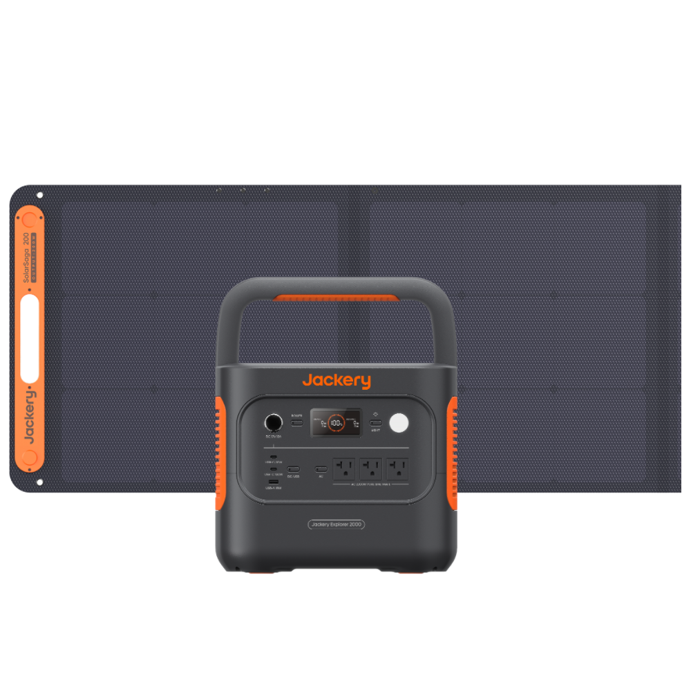 Jackery Solar Generator 2000 New 200W*1 ポータブル電源 ソーラーパネル セット Jackery Solar Generator 2000 New 200W*1 ポータブル電源 ソーラーパネル セット