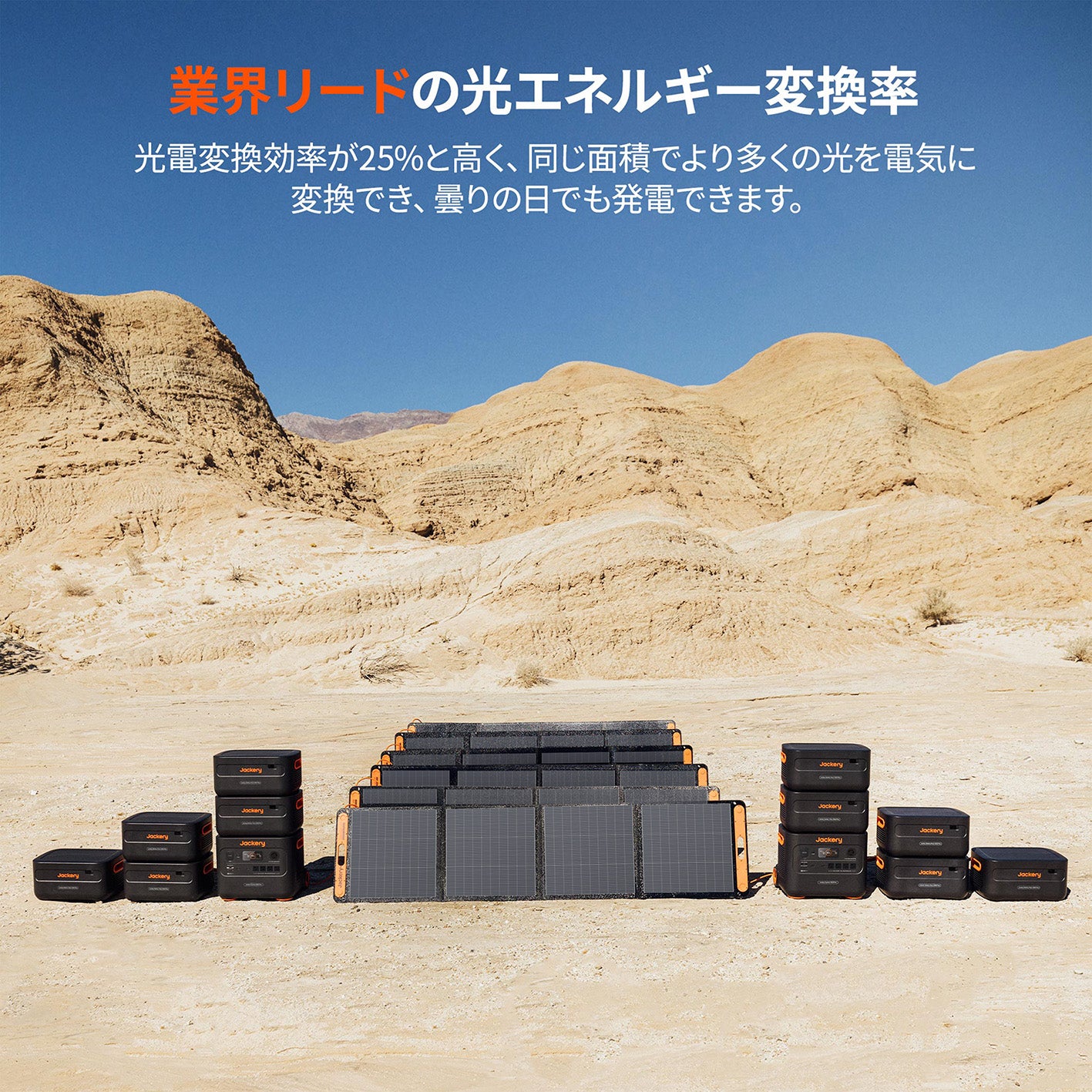 Jackery Solar Generator 2000 Plus ポータブル電源 セット