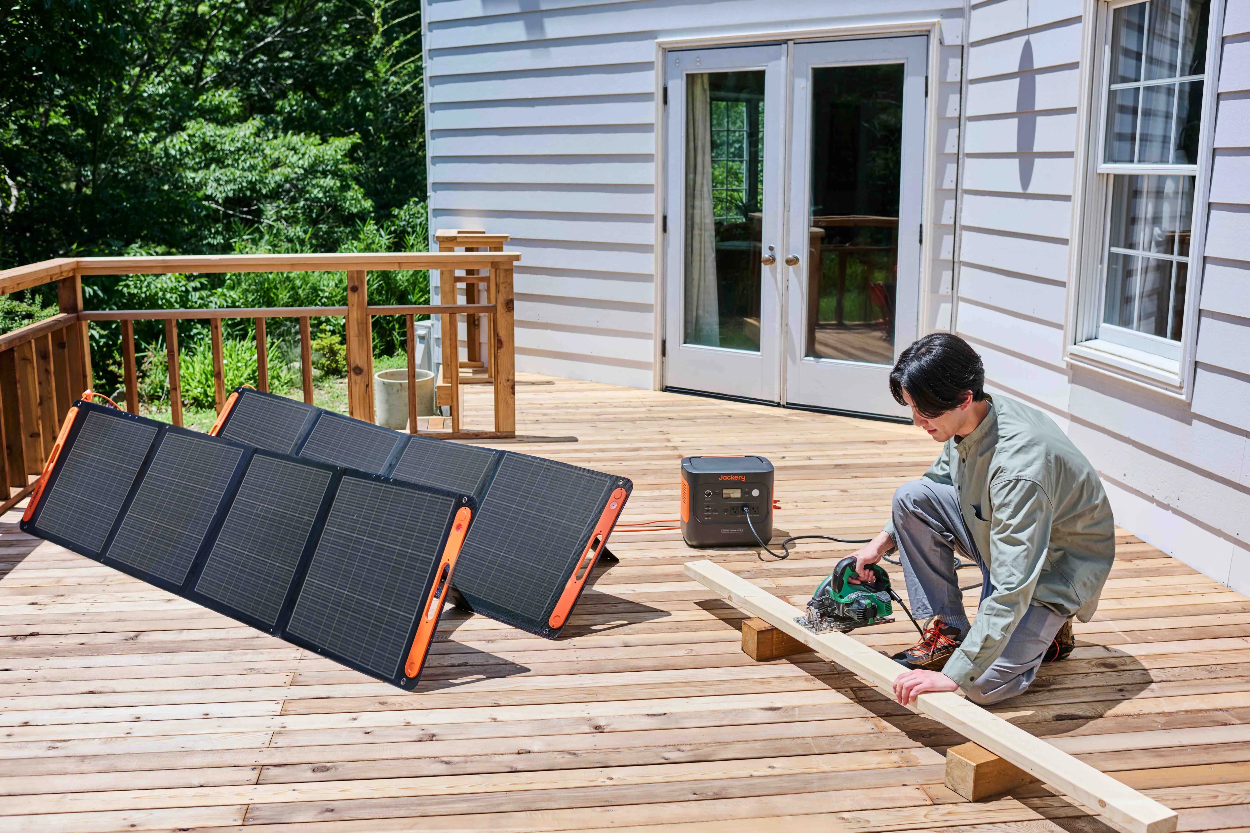 Jackery Solar Generator 2000 New ポータブル電源 セット | 2042Wh