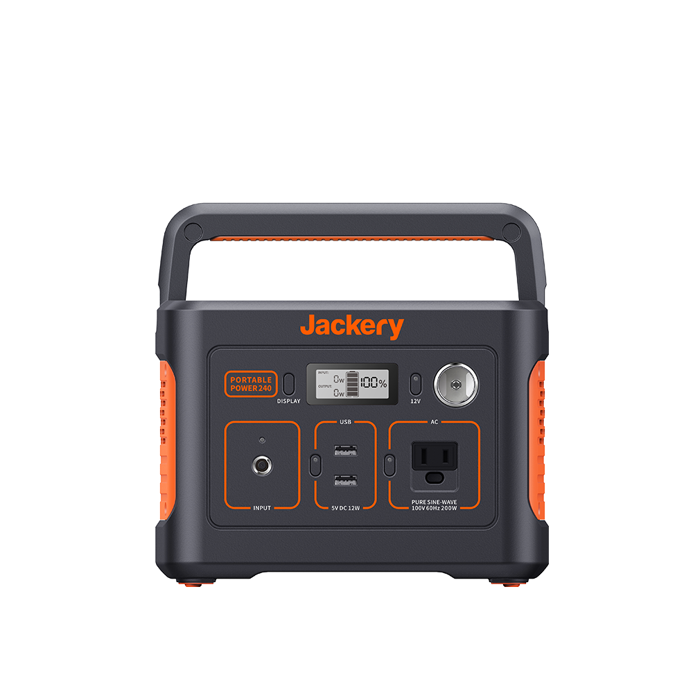 Jackery ポータブル電源 240、PROGENY ソーラーパネル 50 - バッテリー 