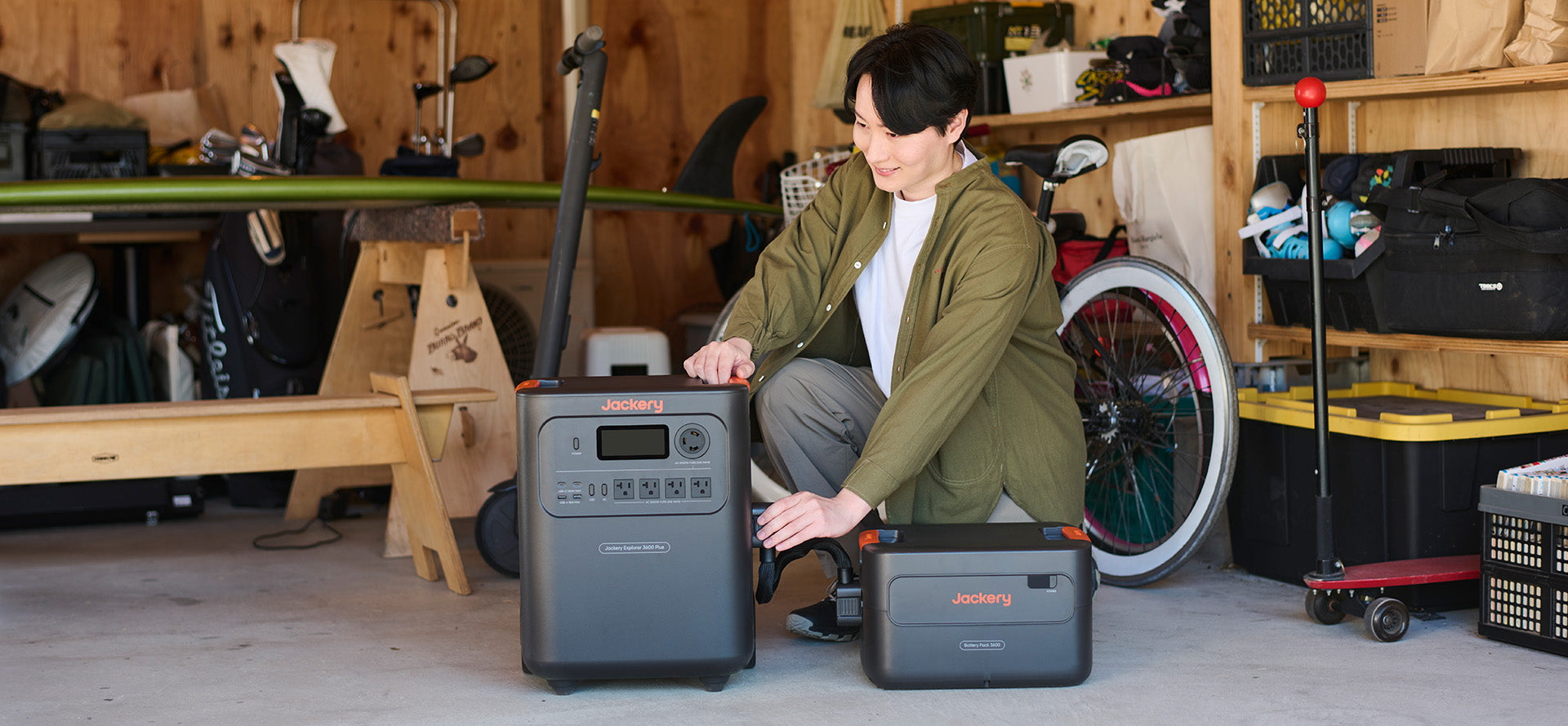 Jackery ポータブル電源 3600Plusに対応