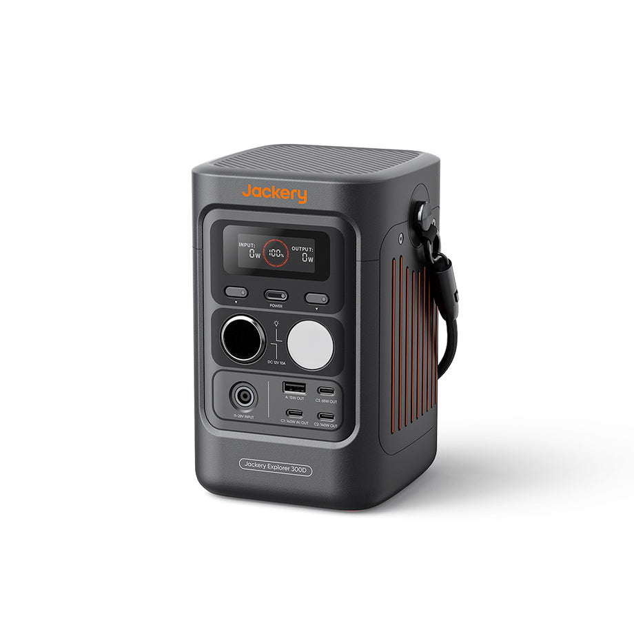 Jackery ポータブル電源 300D 本体外観・コンパクトデザイン