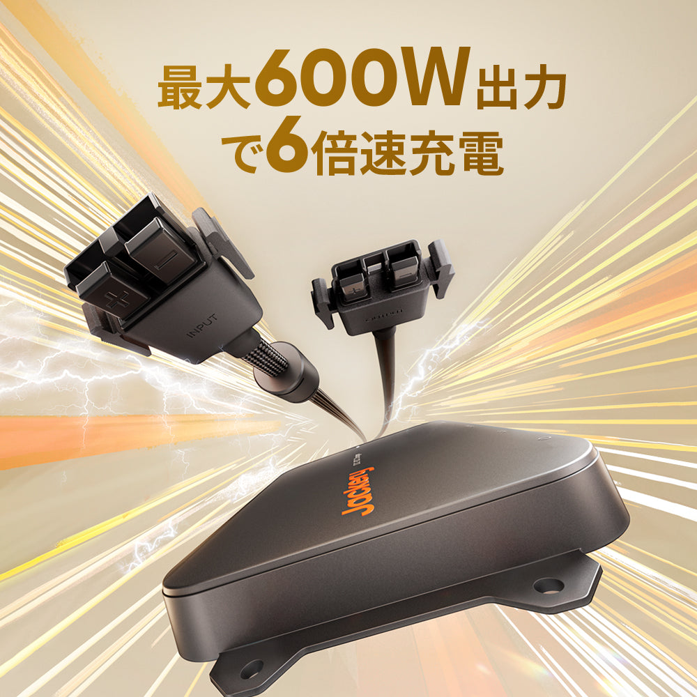 Jackery Drive Charger ドライブチャージャー 600W | 走行中に最大6