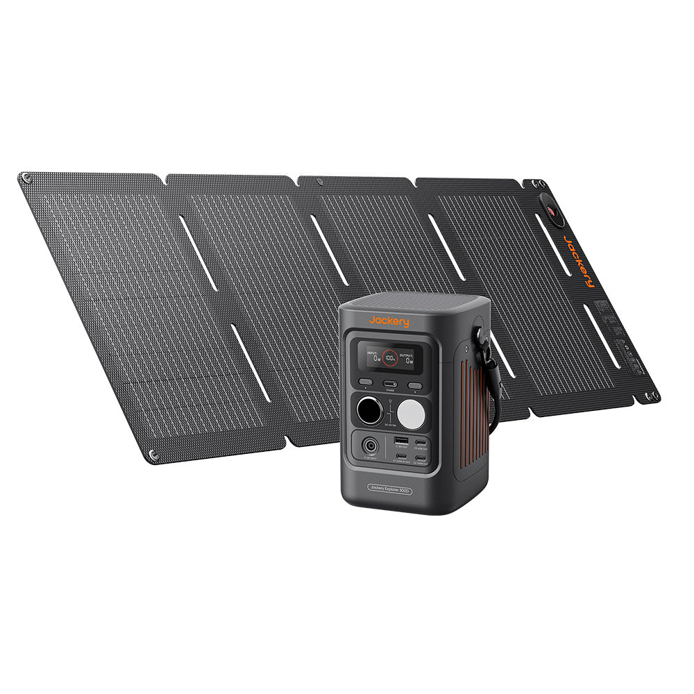 Jackery Solar Generator 300D ポータブル電源セット| 288Wh 小型
