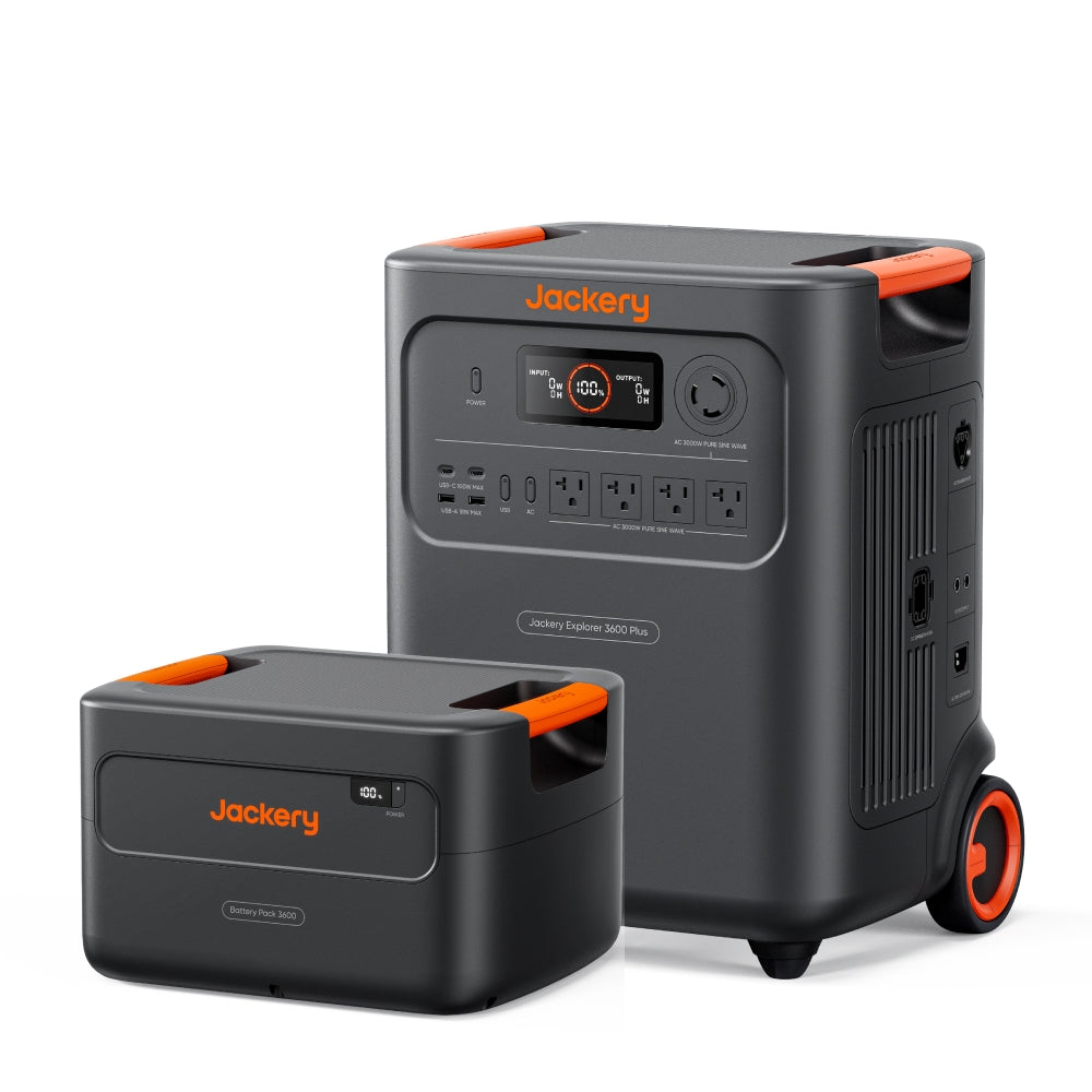 【予約販売・3月上旬順次発送】Jackery Solar Generator 3600 Plus ポータブル電源 セット