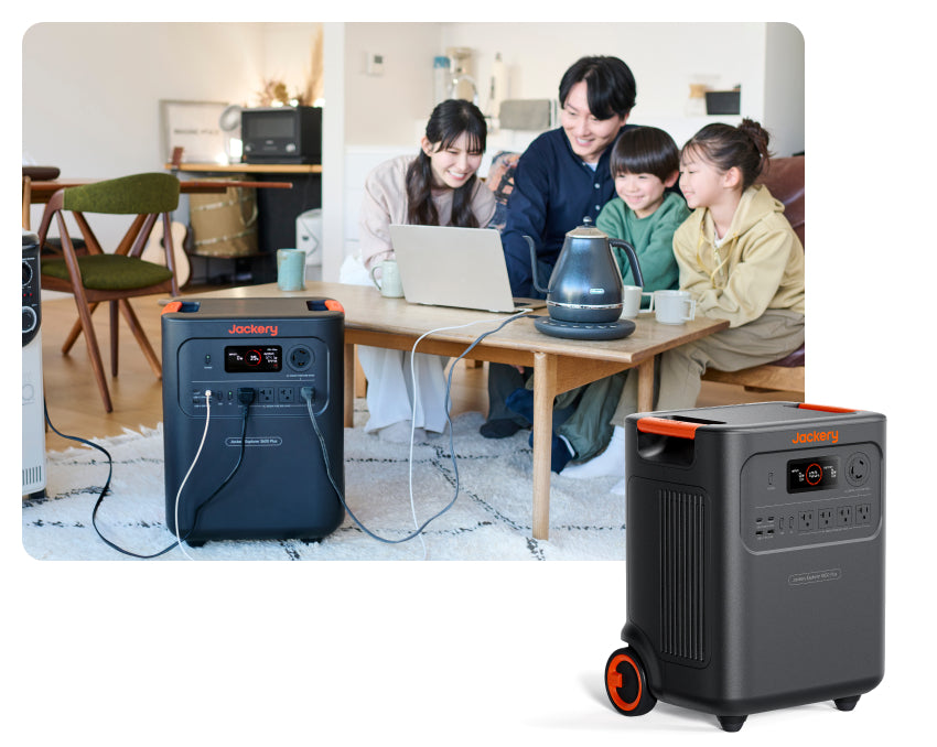 大容量ポータブル電源Jackery 3600Plus