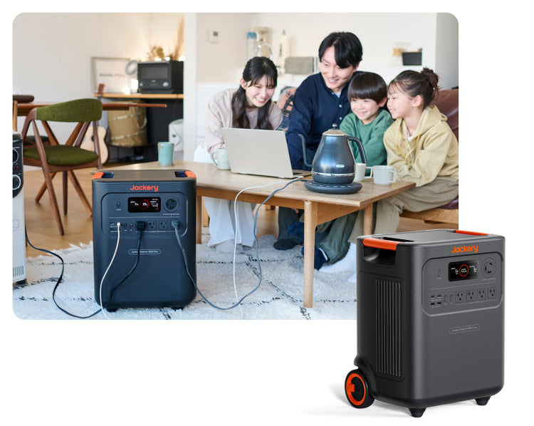 大容量ポータブル電源Jackery 3600Plus