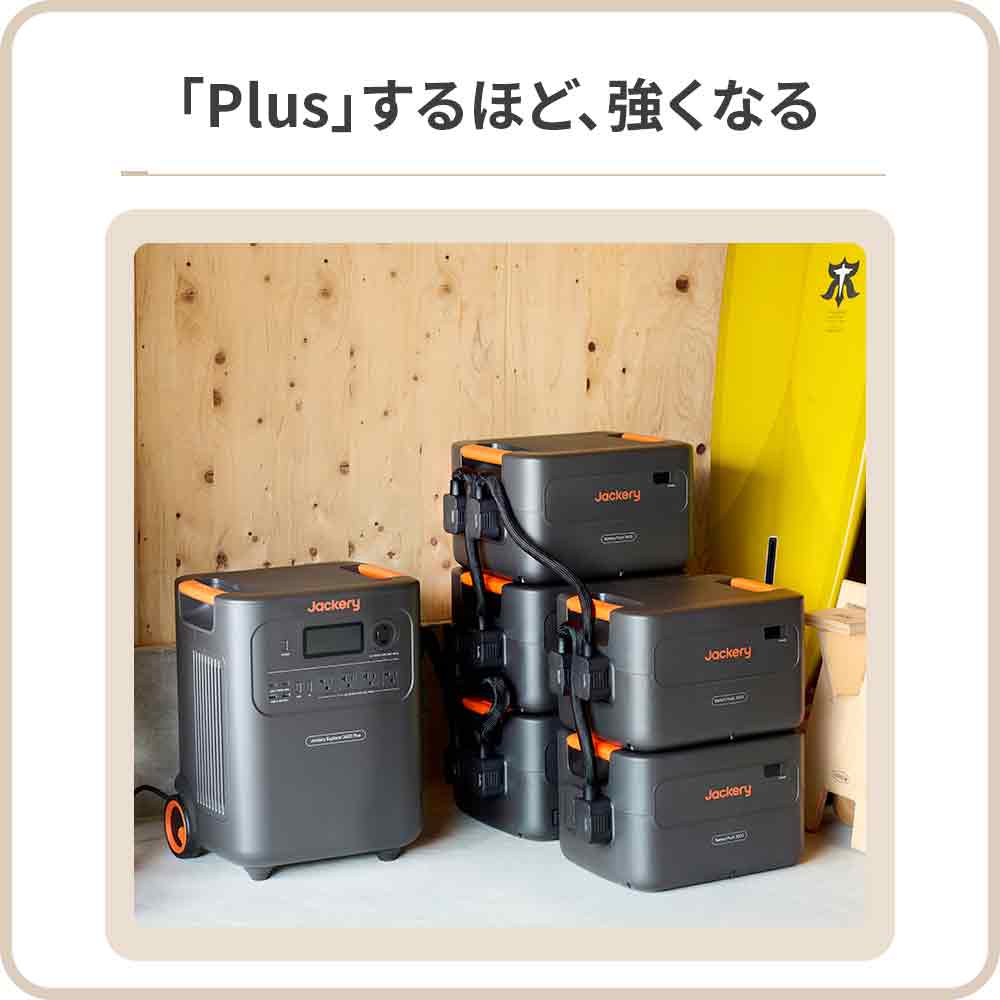 Jackery ポータブル電源 3600 Plus | 3584Wh大容量| 防災・停電対策