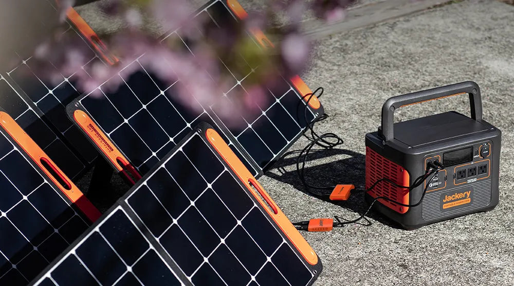 排気ガスが出ないグリーンエネルギーを利用したJackery Solar Generator 1500