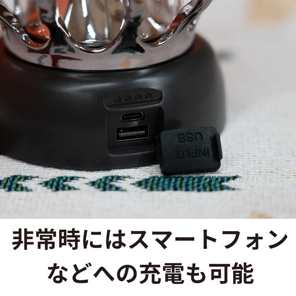 Jackery 充電式LEDランタン　非常時にはスマートフォンなどへの充電も可能