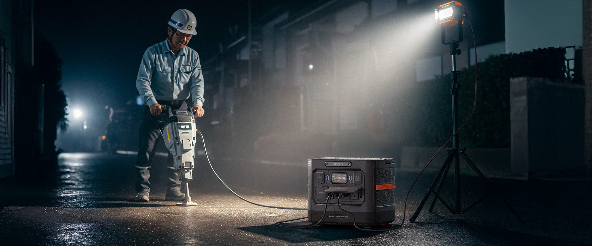 道路工事・夜間作業に