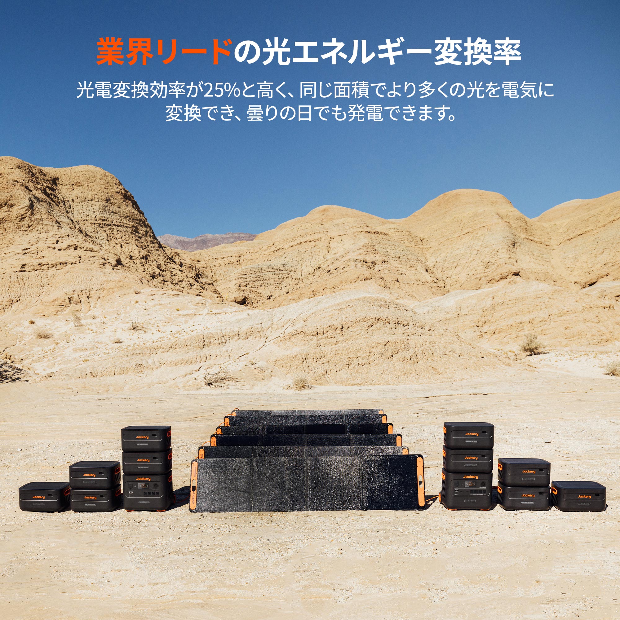 Jackery Solar Generator 2000 Plus ポータブル電源 セット