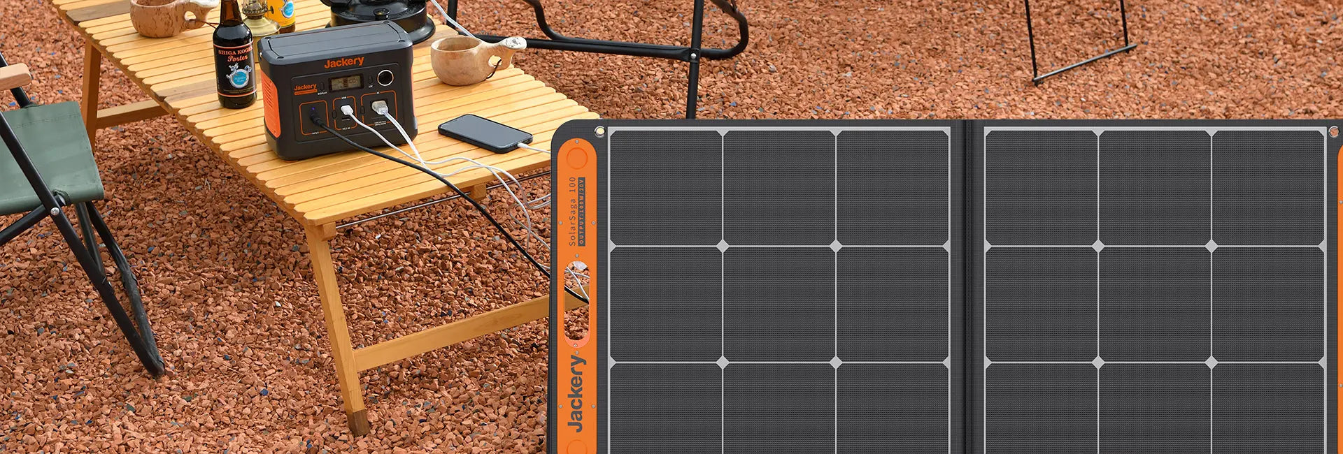 Jackeryポータブル電源240　ソーラー充電対応できる