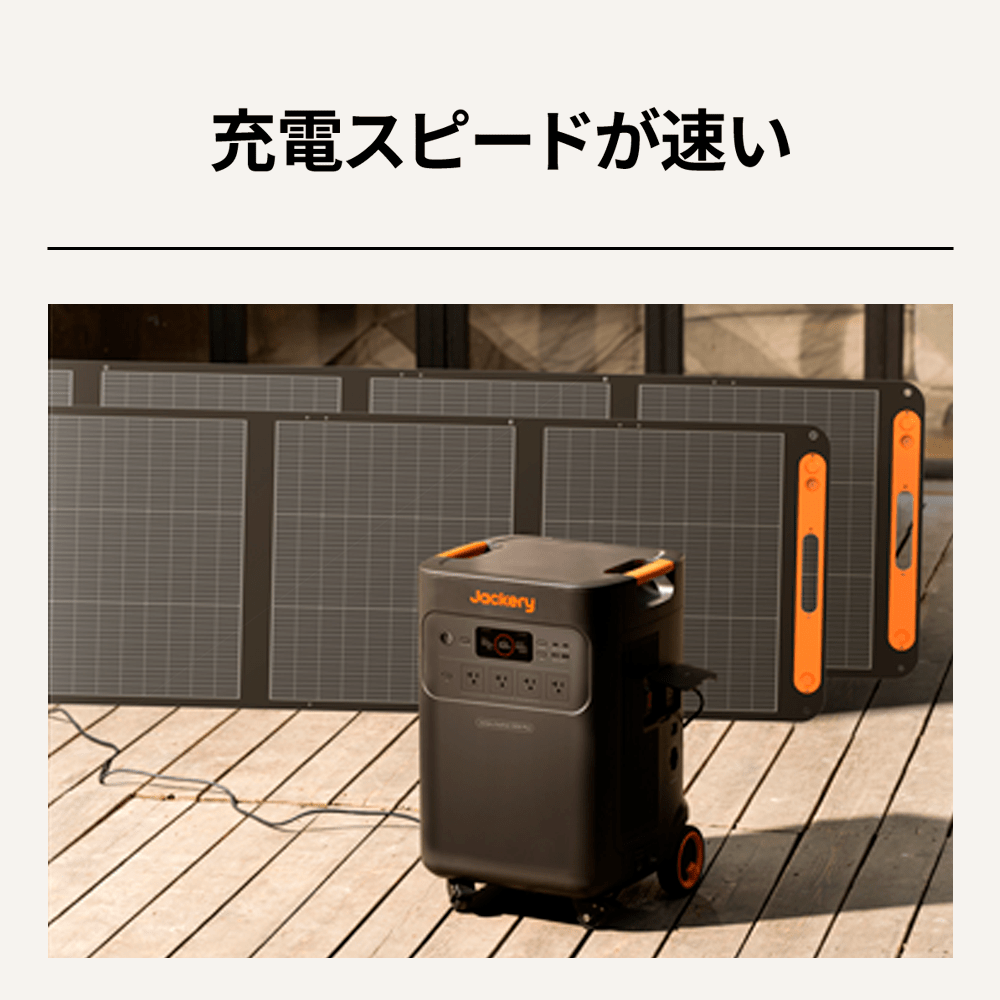 Jackery Solar Generator 5000 Plus ポータブル電源 セット