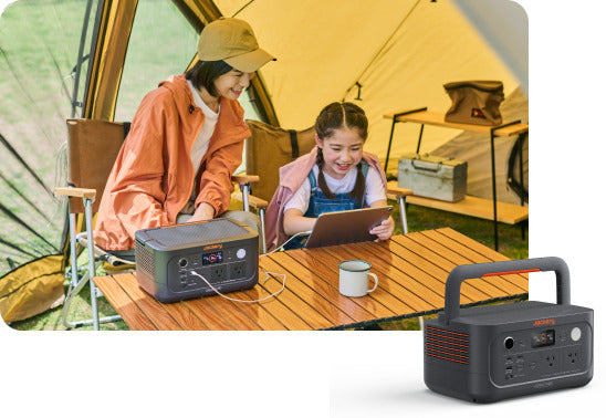 キャンプにおすすめのポータブル電源：Jackery　500New