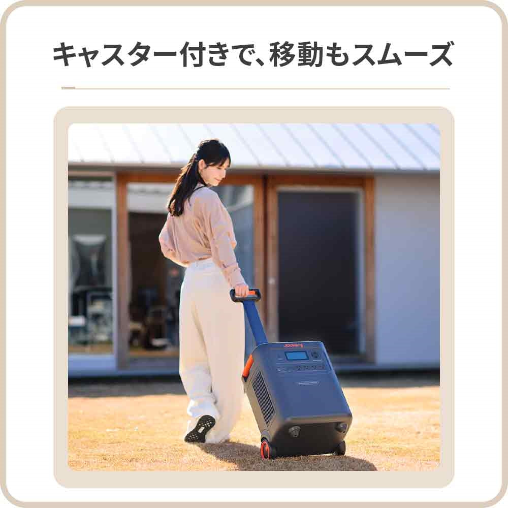 【予約販売・3月上旬順次発送】Jackery Solar Generator 3600 Plus ポータブル電源 セット