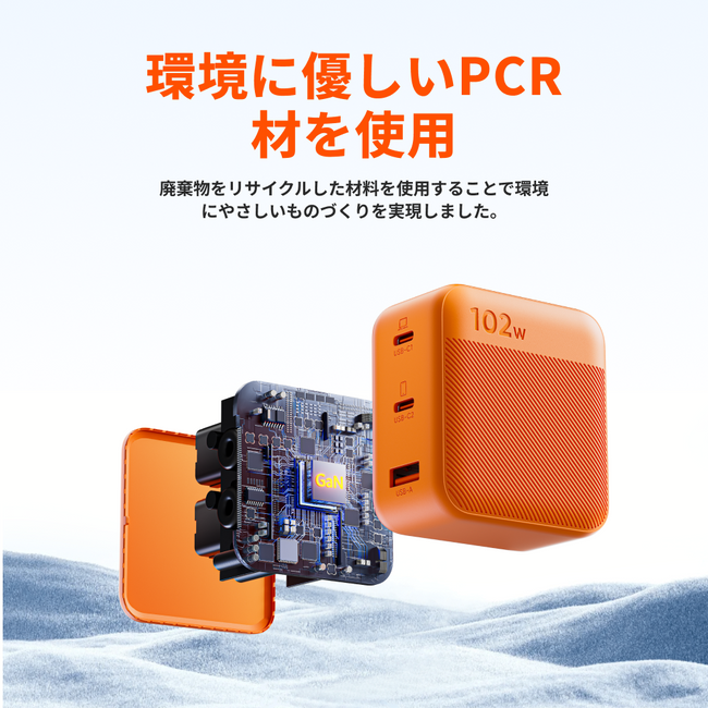 Jackery 102W GaN 3ポート充電アダプター