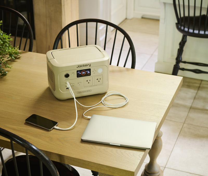 Jackery 600PLusの家電使用例