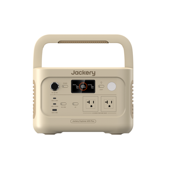 【整備済製品】Jackery ポータブル電源 600 Plus（サンドゴールド）