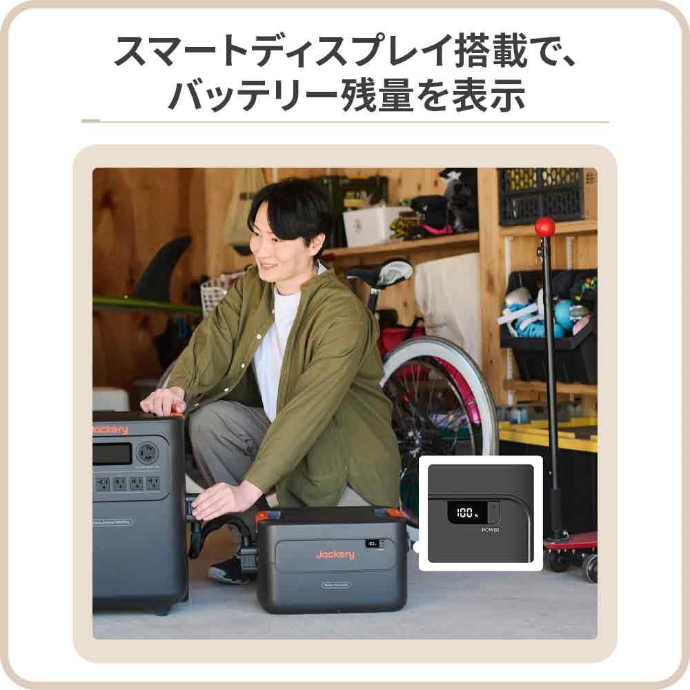 Jackery Solar Generator 3600 Plus ポータブル電源 セット| 3584Wh大