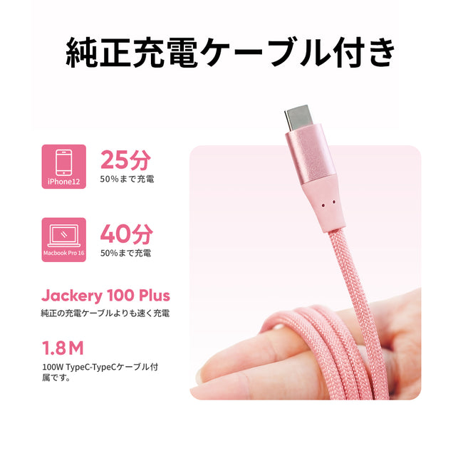 Jackery 102W GaN 3ポート充電アダプター