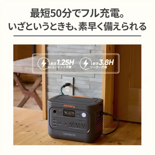Jackery ポータブル電源 1000 New V3