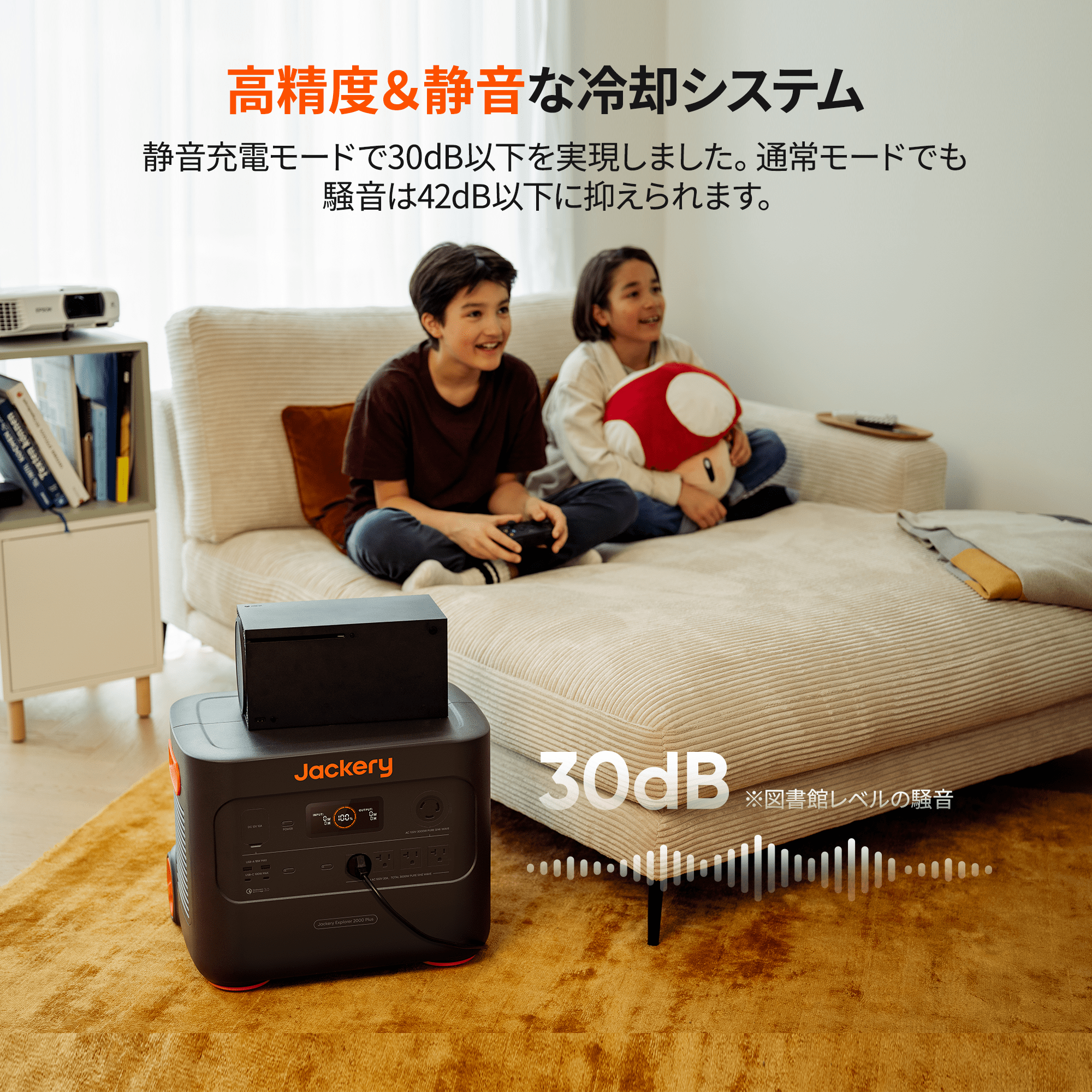 Jackery ポータブル電源 2000 Plus