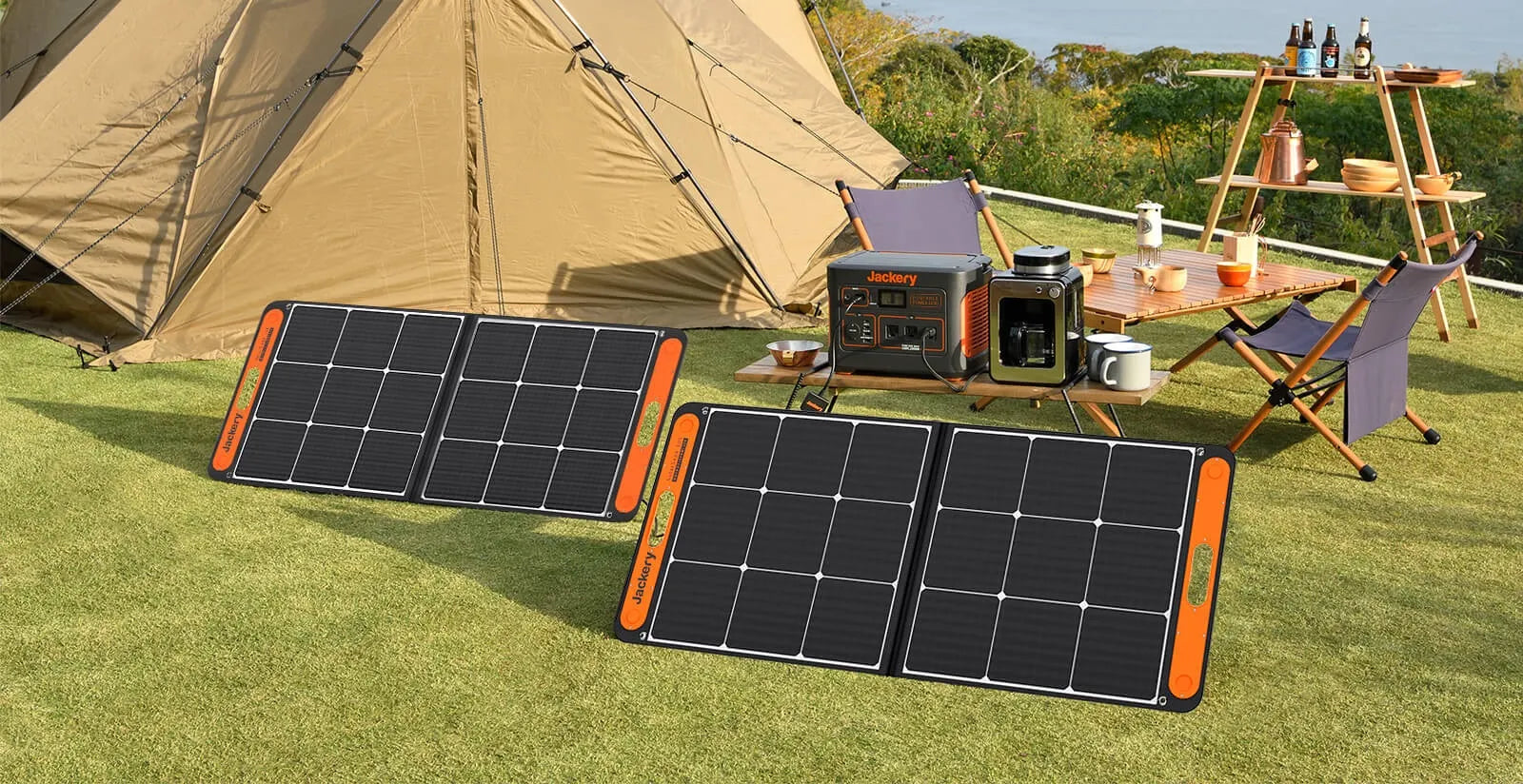 Jackery Solar Generator 1500で太陽光発電