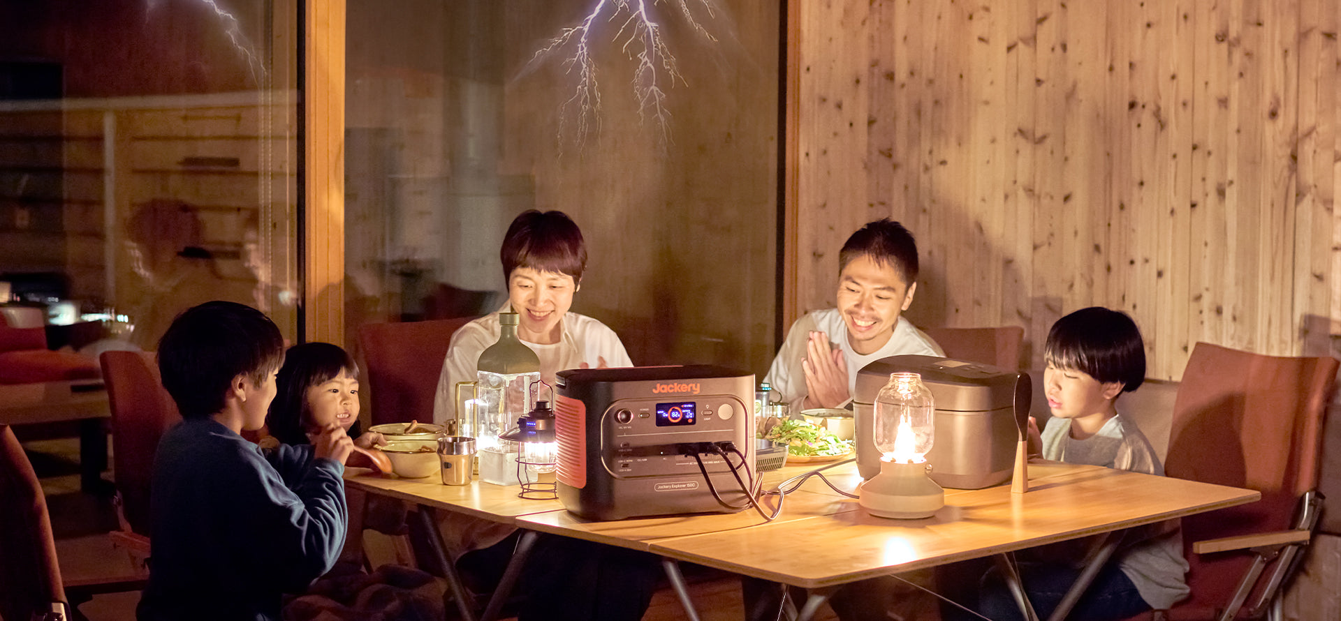 雷サージ保護機能付き