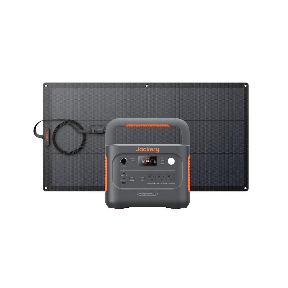 Jackery Solar Generator 1000 New 100W ポータブル電源 ソーラーパネル