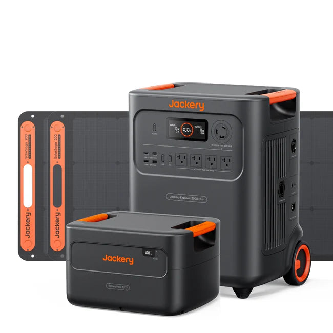 Jackery Solar Generator 3600 Plus ポータブル電源 セット| 3584Wh大