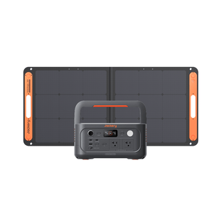 Jackery Solar Generator 500 New 100W ポータブル電源ソーラーパネルセット 製品全体イメージ