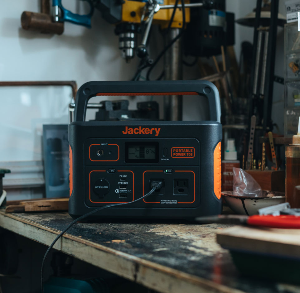 設置メンテナンス作業で活躍するJackeryポータブル電源