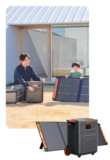 家庭用ソーラーパネル蓄電池：Jackery Solar Generator 3600 Plus