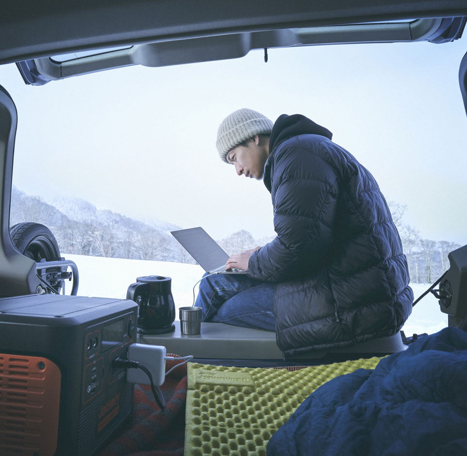 Jackery ポータブル電源 240 充電 防災 アウトドア キャンプ 車中泊 Jackery 240newレビュー｜ソロキャンプにポータブル電源は必要？連泊や