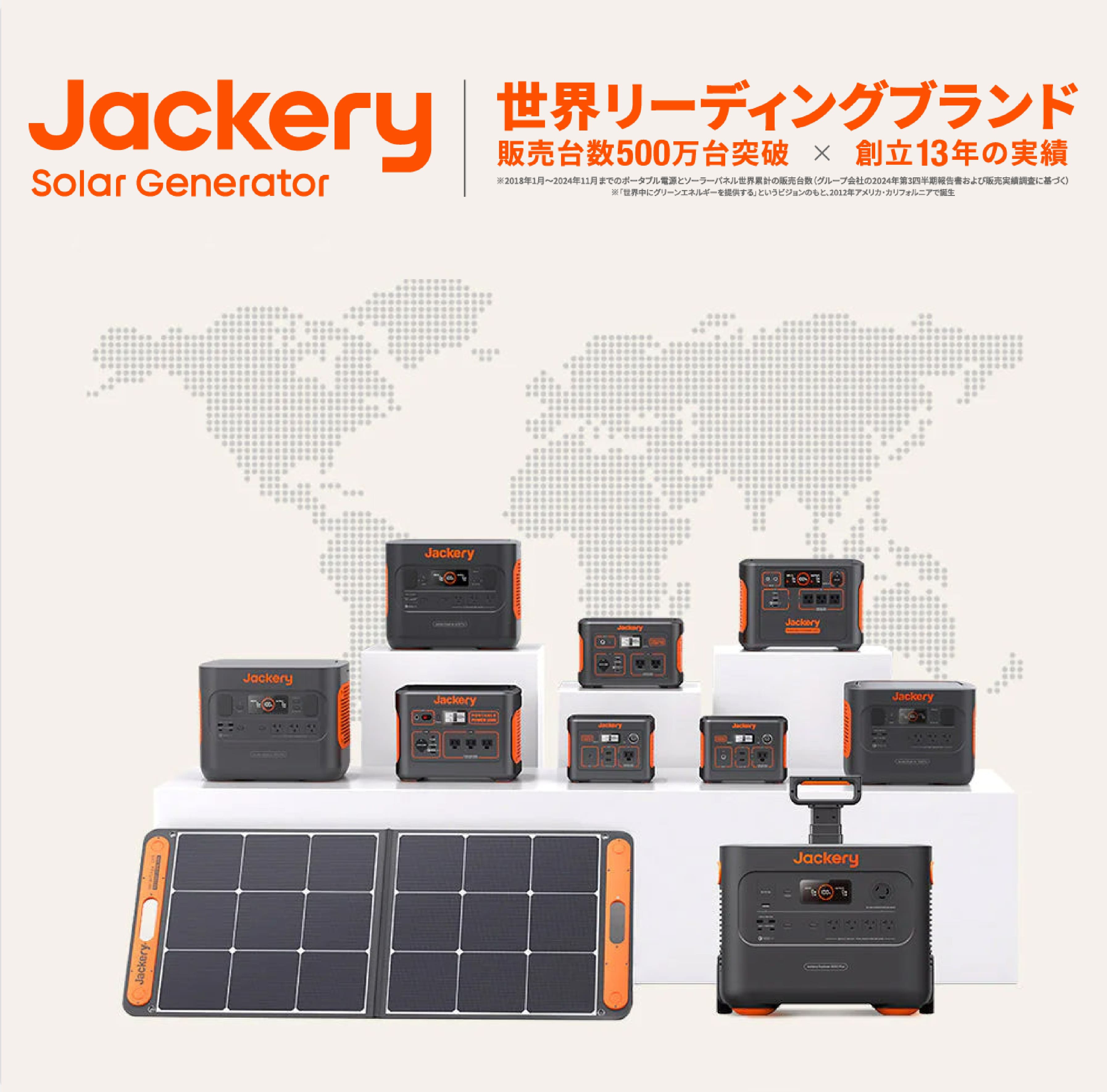 【在庫限り】Jackery Solar Generator 1000 Pro 100W ポータブル電源 ソーラーパネル セット