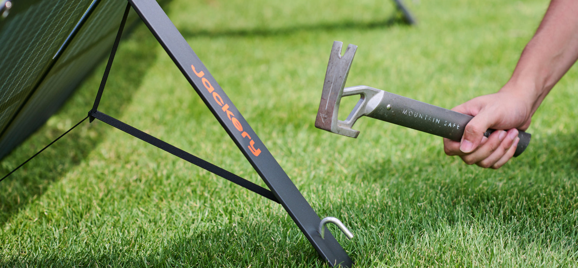 使い方簡単、風にも強い安定設計