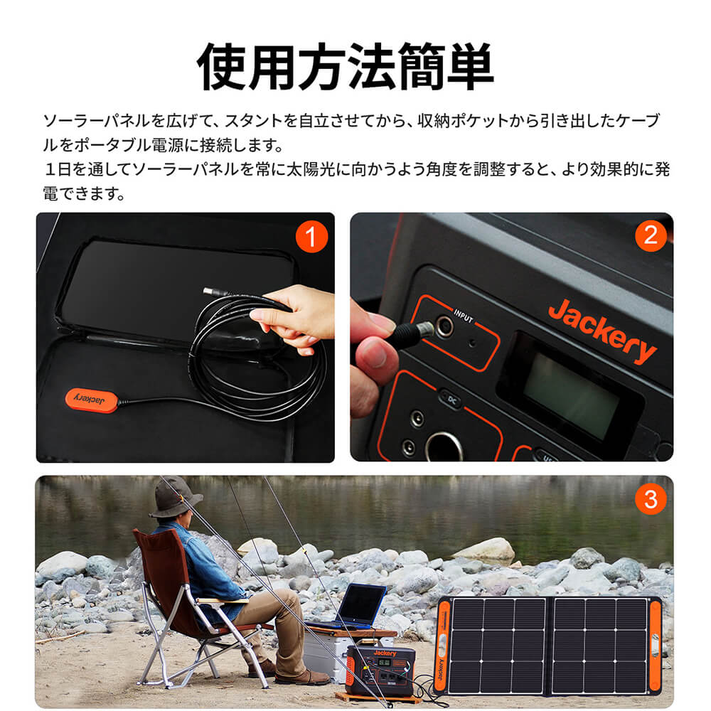 【新品未開封】Jackery SolarSaga 100 Wソーラーパネル