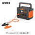 Jackery 12V 自動車用バッテリー充電ケーブルの使い方は簡単