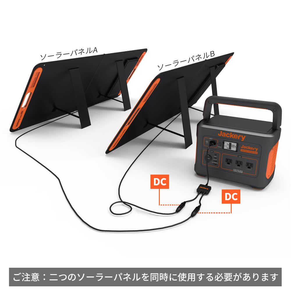 ソーラーパネル 並列接続用ケーブル Jackery (4801112473678)